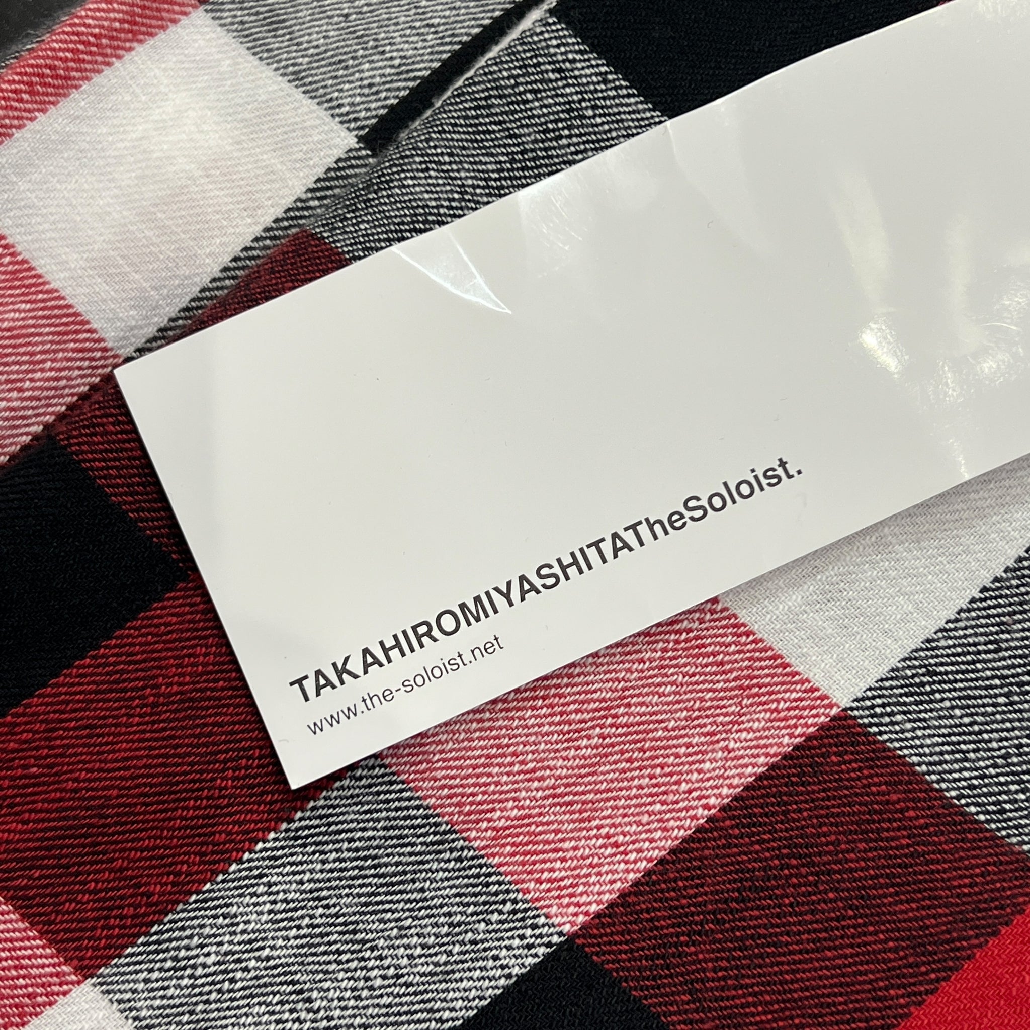 TAKAHIROMIYASHITA The Soloist. 2025SS Full Zip Jacket Type01 Black × Red