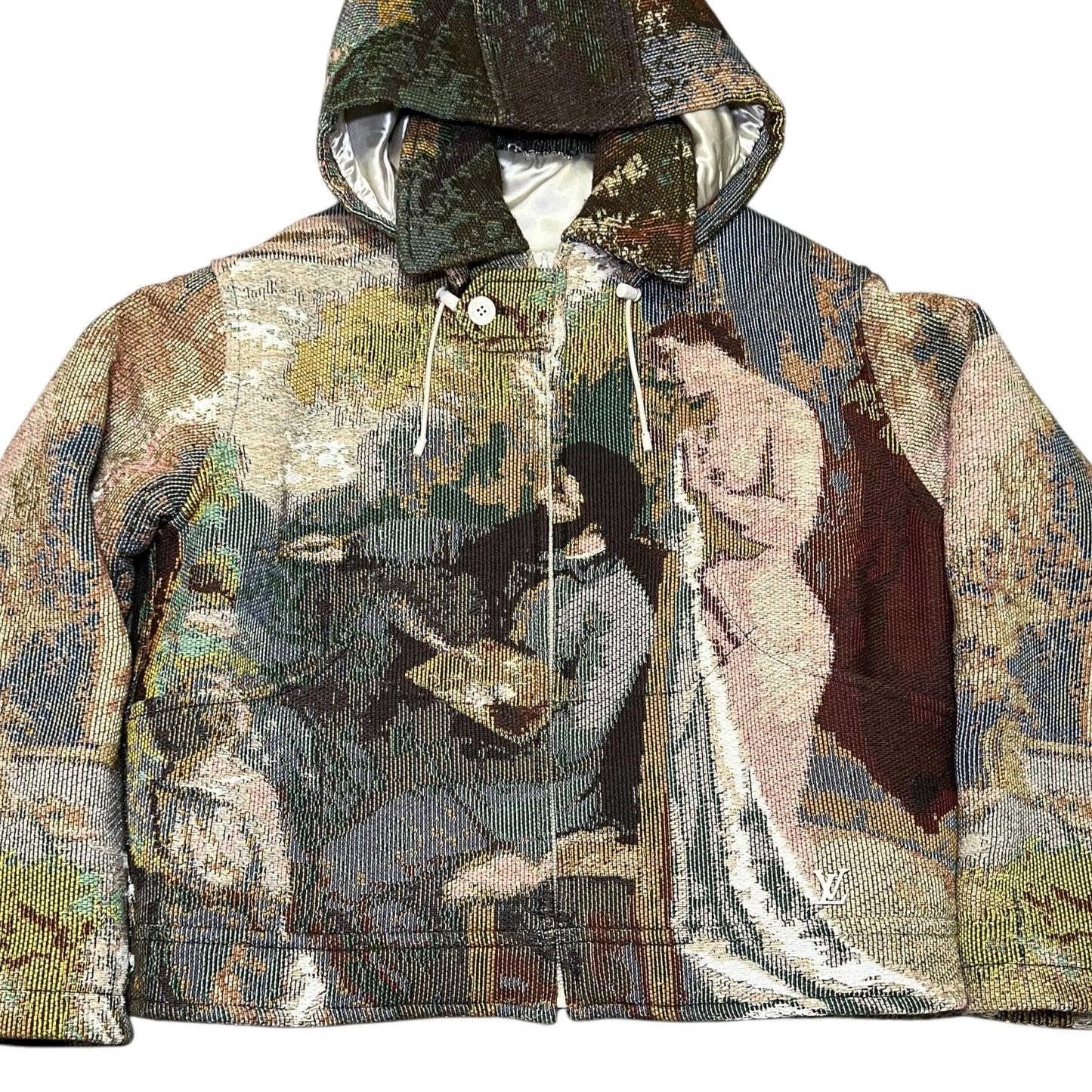 LOUIS VUITTON 2022AW Tapestry Art Military Hoodie Blouson