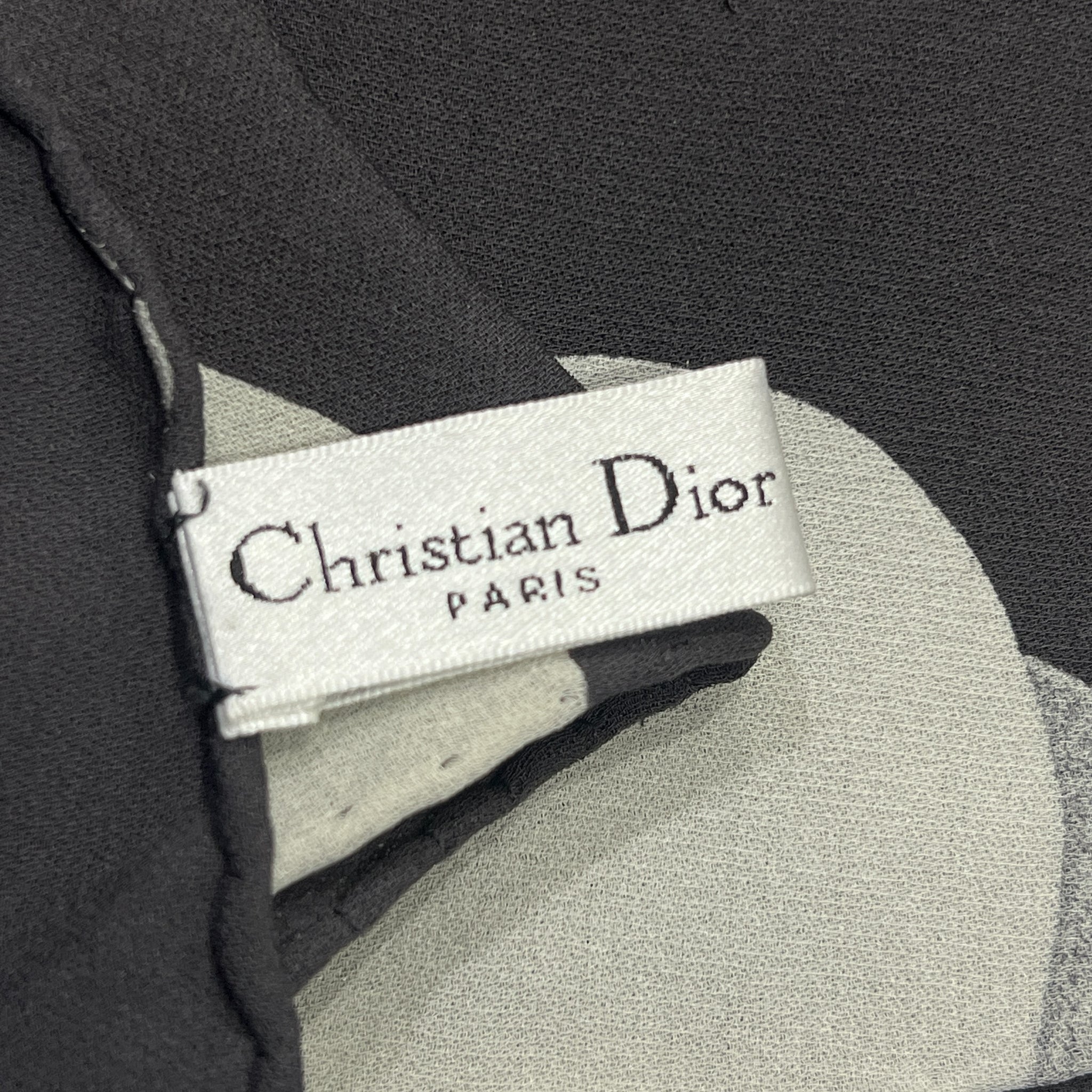 Christian Dior Polka Dots Big Scarf