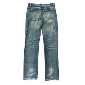 Helmut Lang 2000s Paint-Splattered Painter Jeans