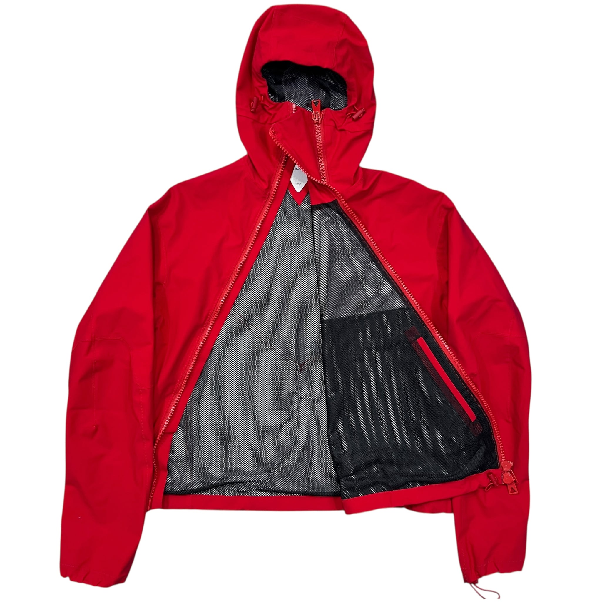 BOTTEGA VENETA 2022SS DANIEL LEE Zip Hooded Technical Jacket Red