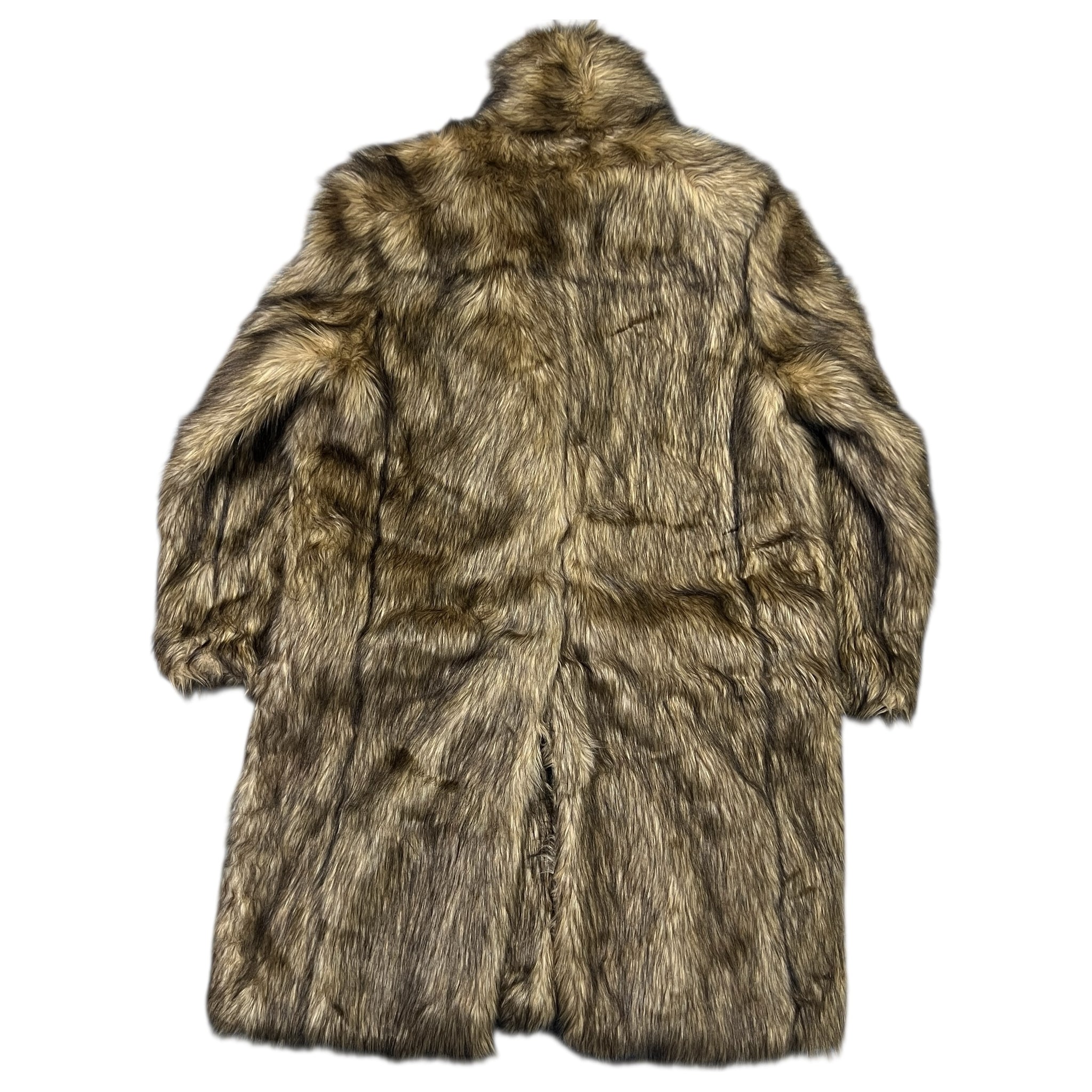 NO MASS PROD. A Line Vegan Fur Coat
