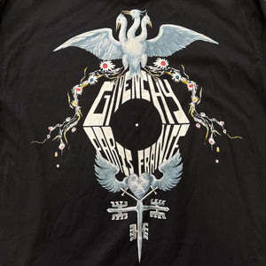 Givenchy Graphic Swan Black Long Sleeve Top