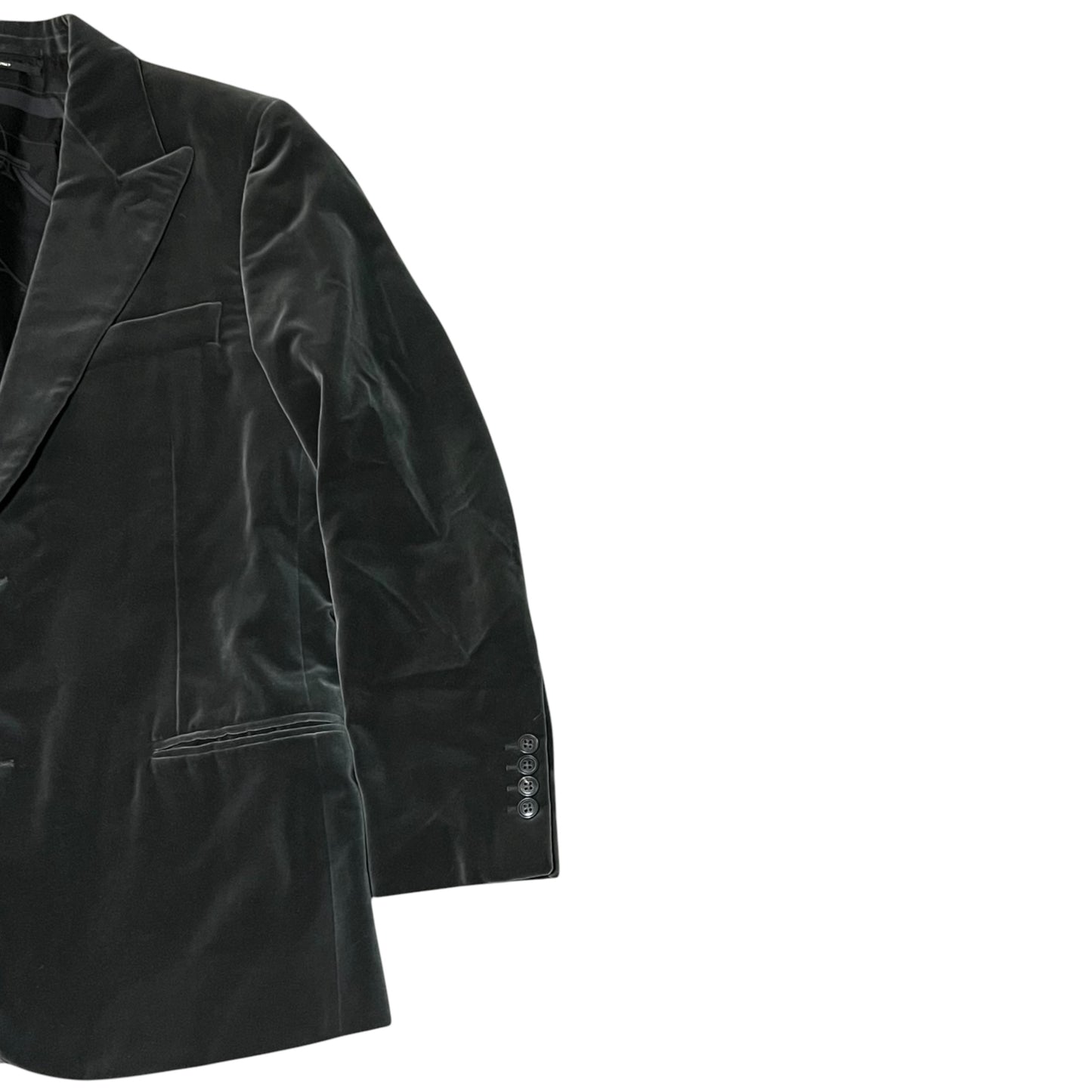 Hermes Velvet Silk Print Liner Tailored Jacket Margiela