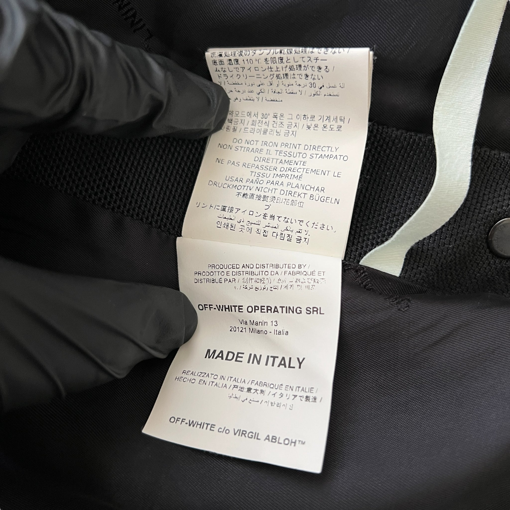 OFF-WHITE c/o VIRGIL ABLOH 2020SS Multisym Skydive Utility Vest