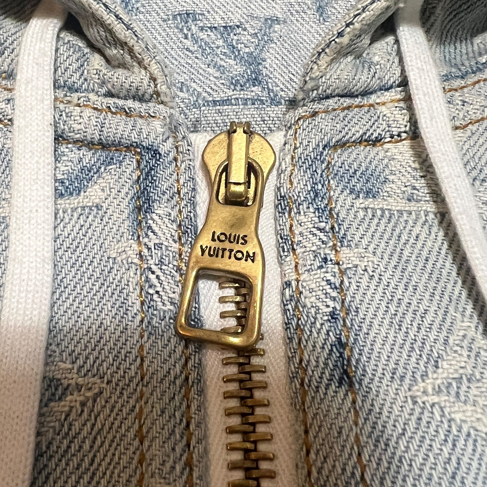 LOUIS VUITTON 2021AW × NBA Monogram Denim Hooded Jacket