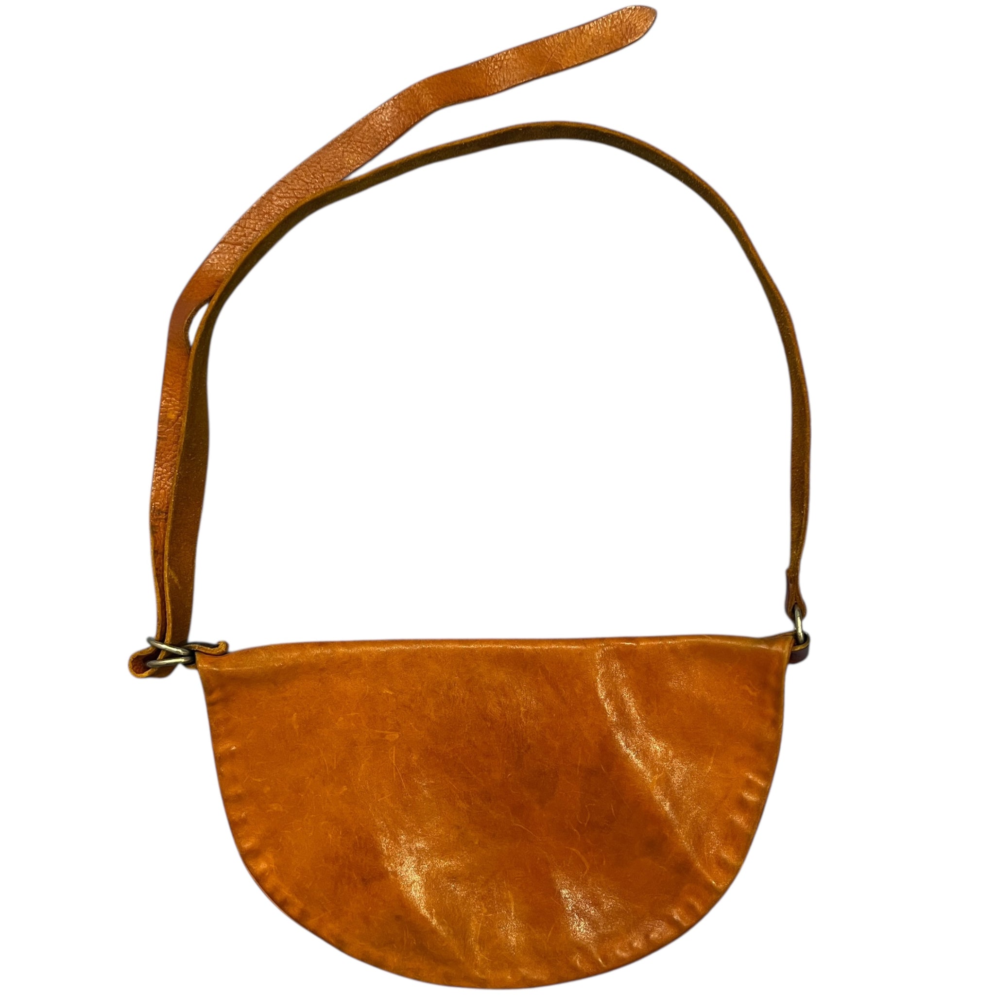 GUIDI Grain Leather Shoulder Bag