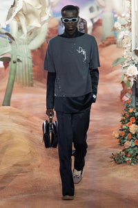 DIOR × CACTUS JACK 2022SS Virgin Wool Flared Trousers