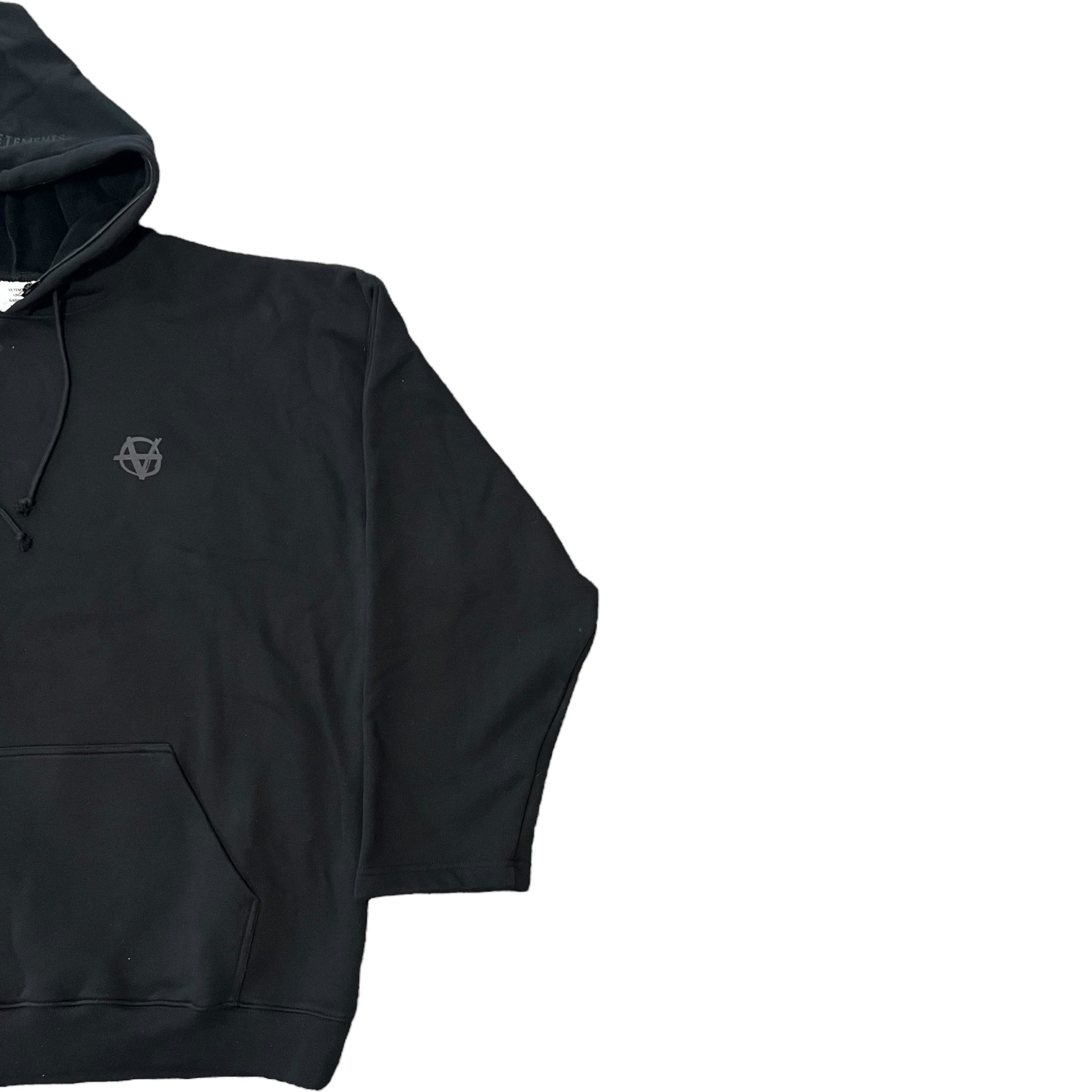 VETEMENTS 2019 Demna Gvasalia Reverse Anarchy Incognito Hoodie