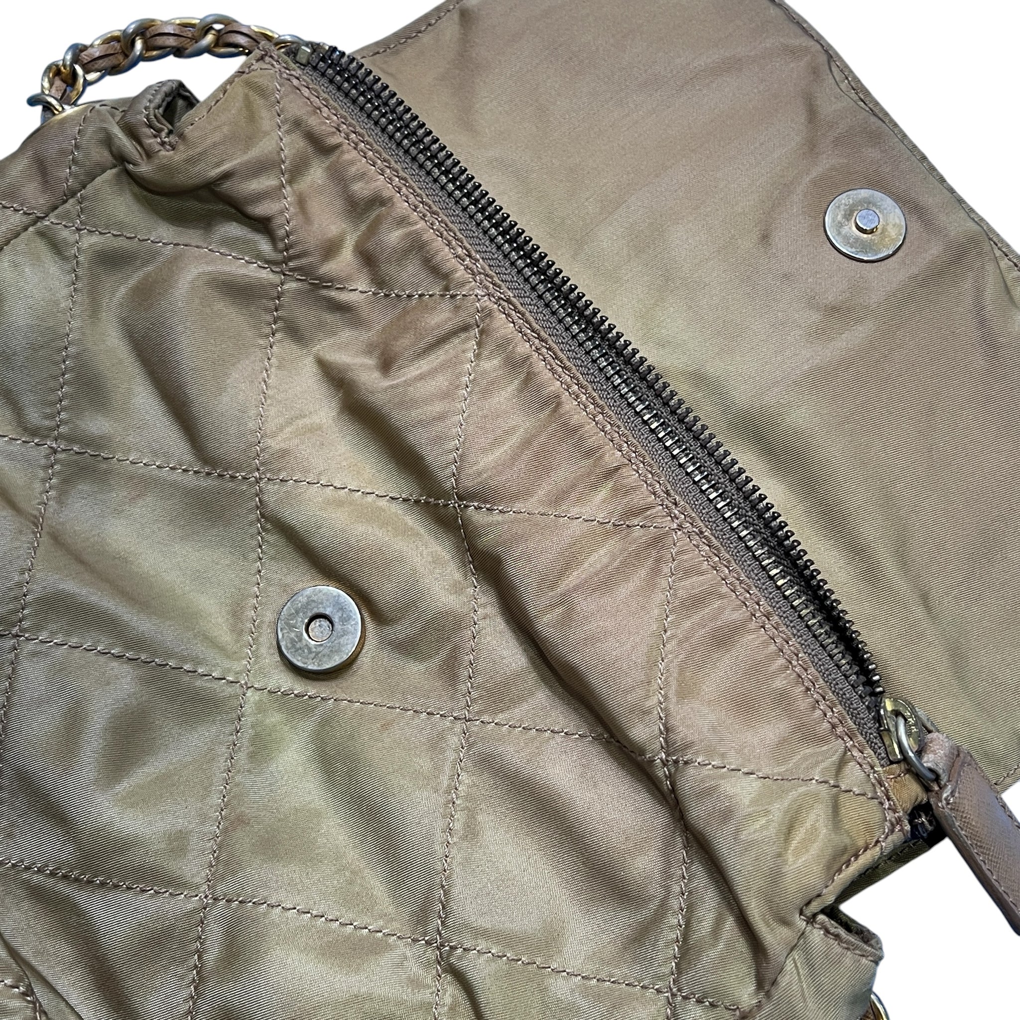 PRADA Quilting Nylon Shoulder Bag