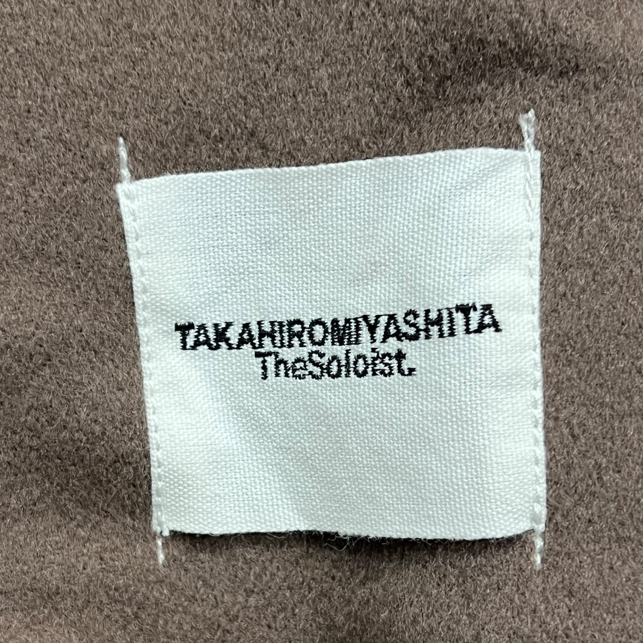 TAKAHIROMIYASHITA The Soloist. Cashmere Taupe Wrapping Long Coat