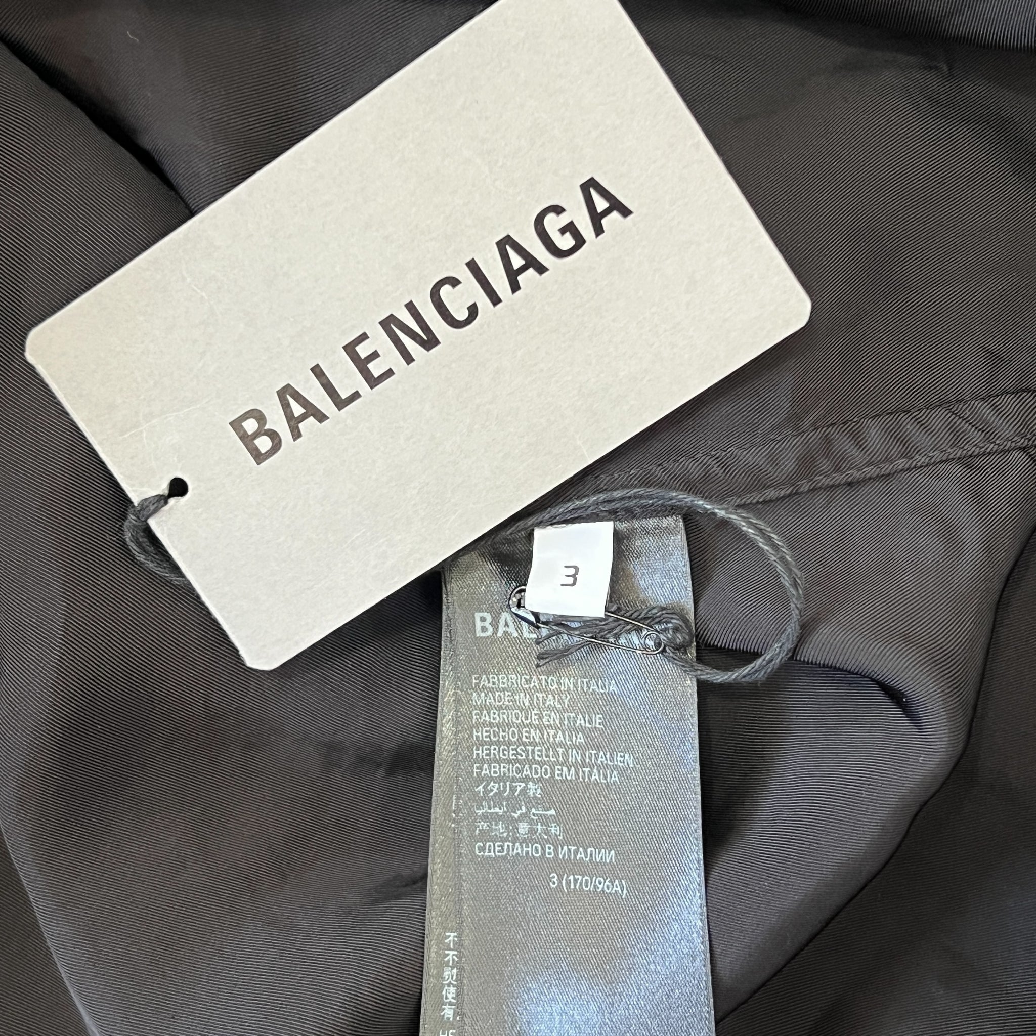 BALENCIAGA 2022SS ディストレス オーバーサイズ バッファローチェック ラインドシャツジャケット