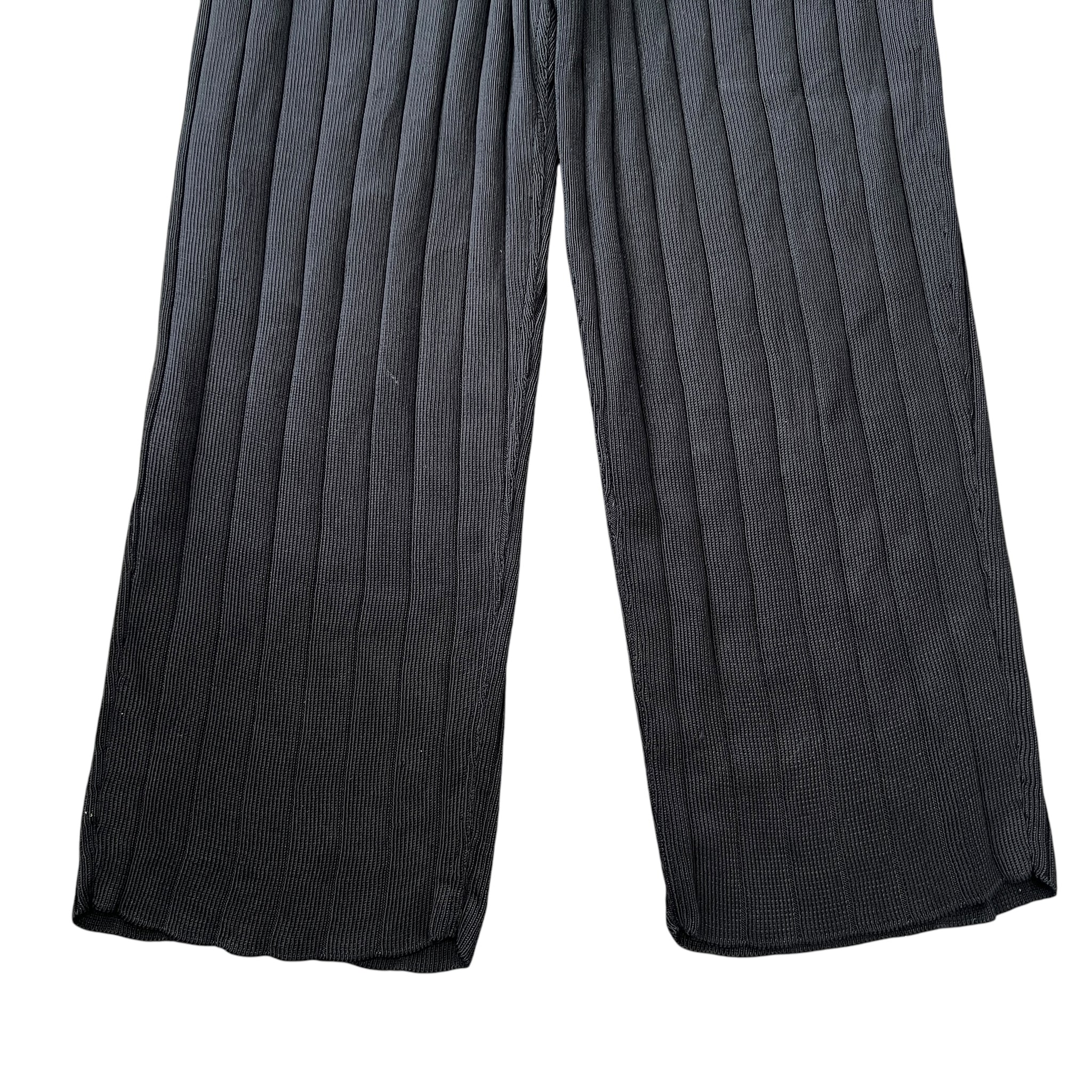 BALENCIAGA 2022SS Silk Ribs Knit Large Baggy Pants