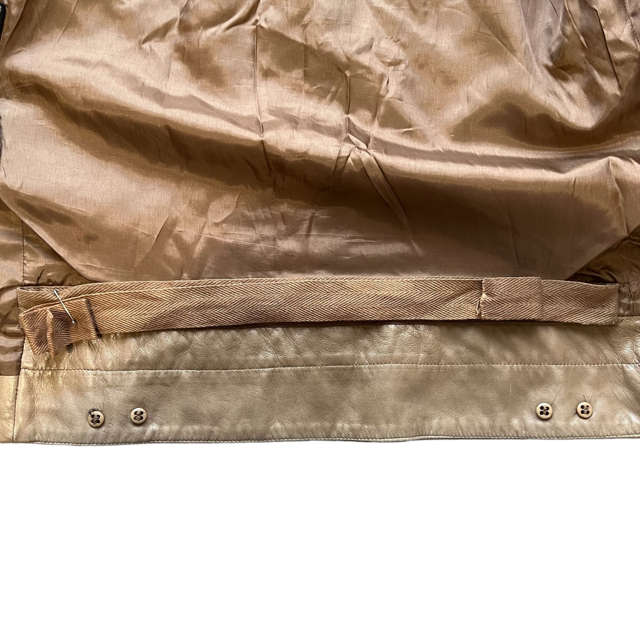 HELMUT LANG 2000SS CHEST POCKET LETHER JACKET