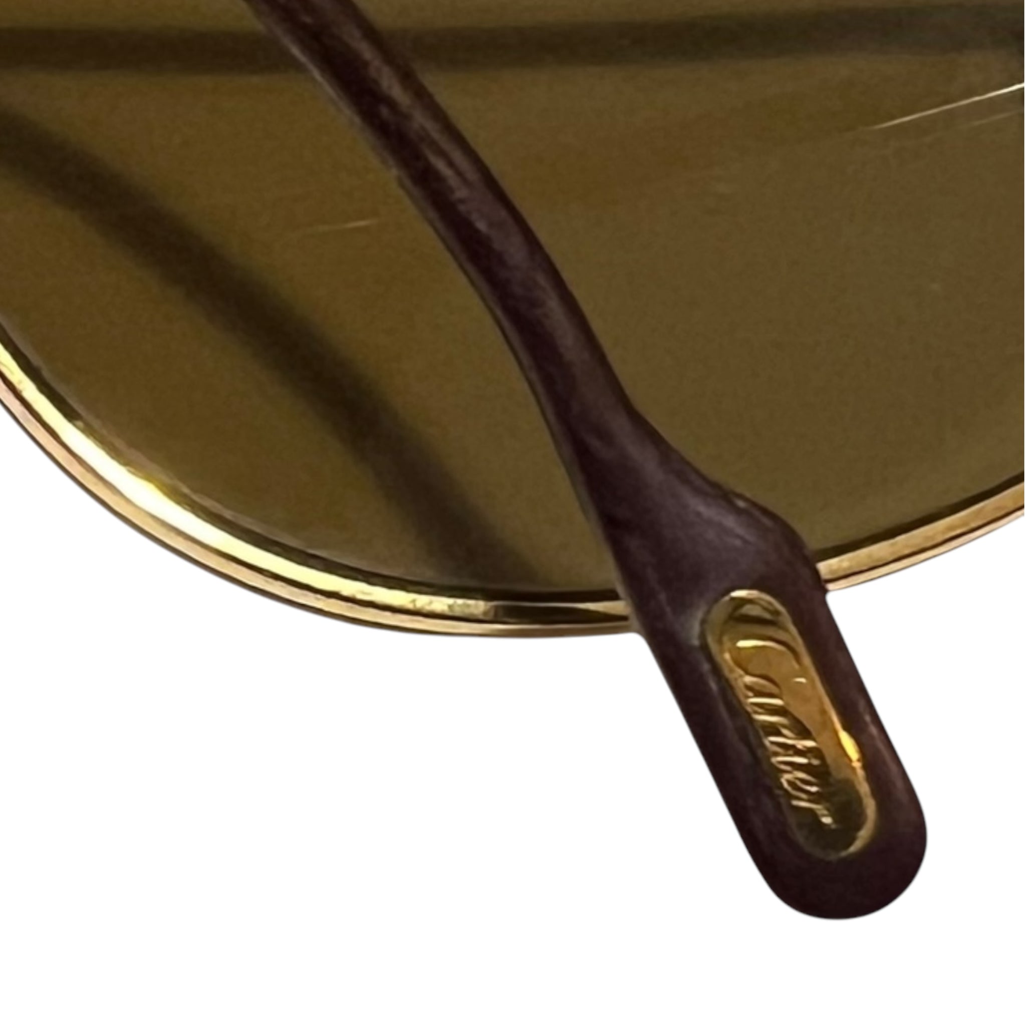 Cartier Vintage Trinity Gold Flame Sunglass