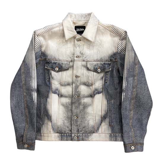 JEAN PAUL GAULTIER × Y/PROJECT Tromp l'oeil denim jacket