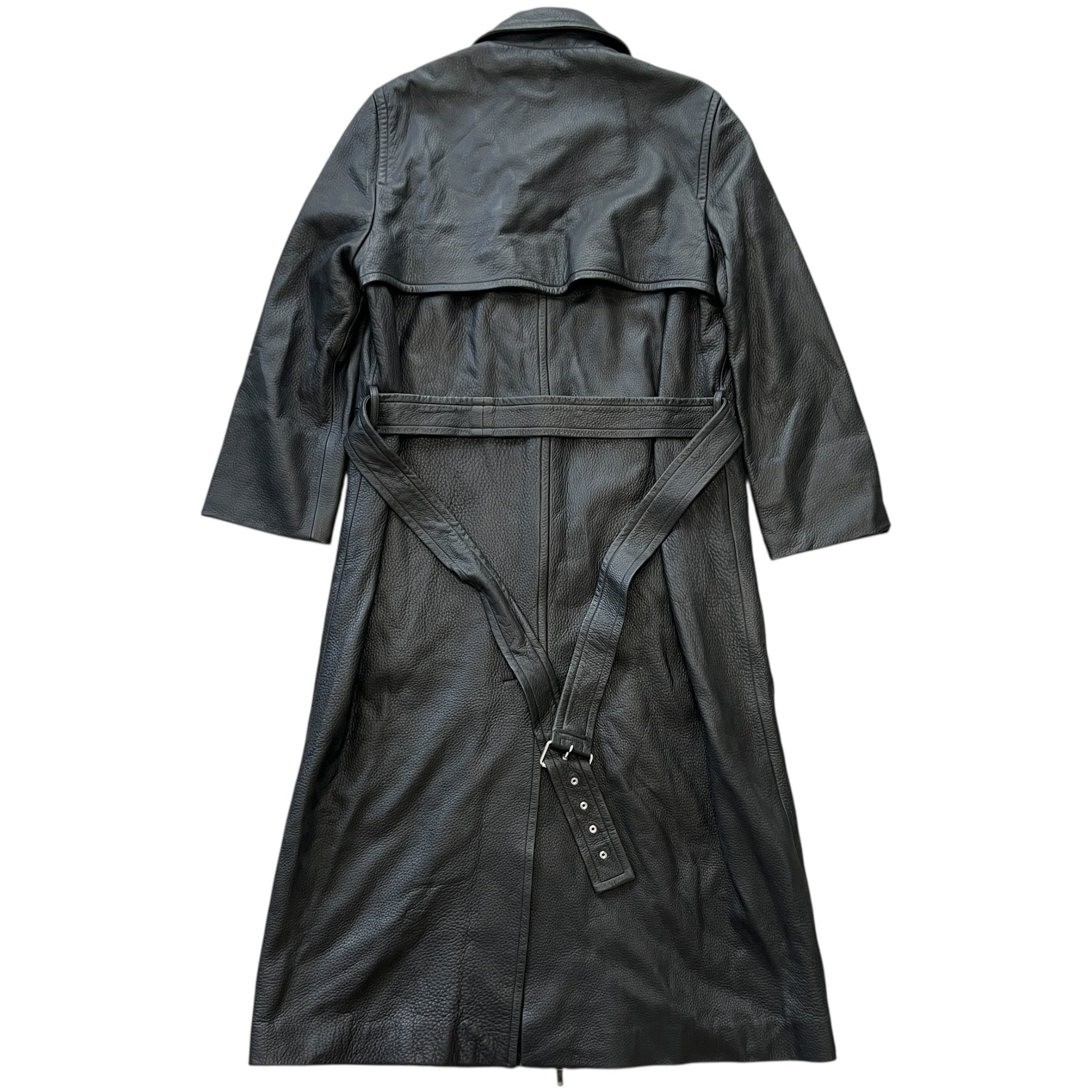 CELINE Vintage Deerskin Leather Long Coat