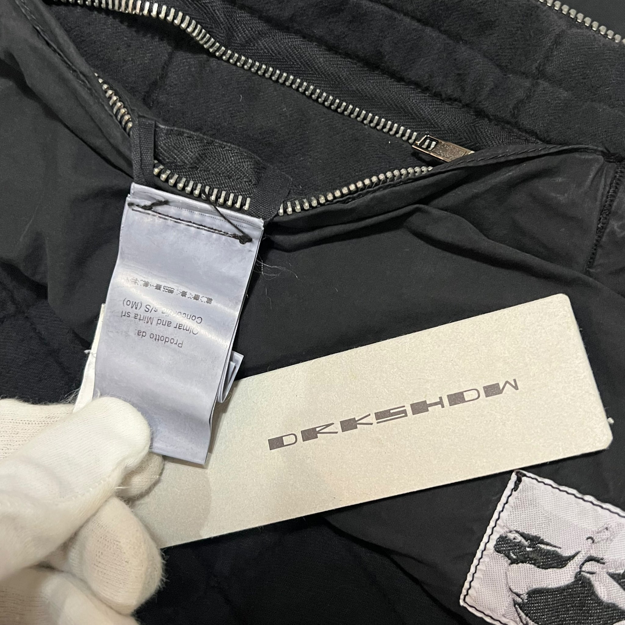 RICK OWENS 2014AW "MOODY" FLIGHT BOMBER JACKET