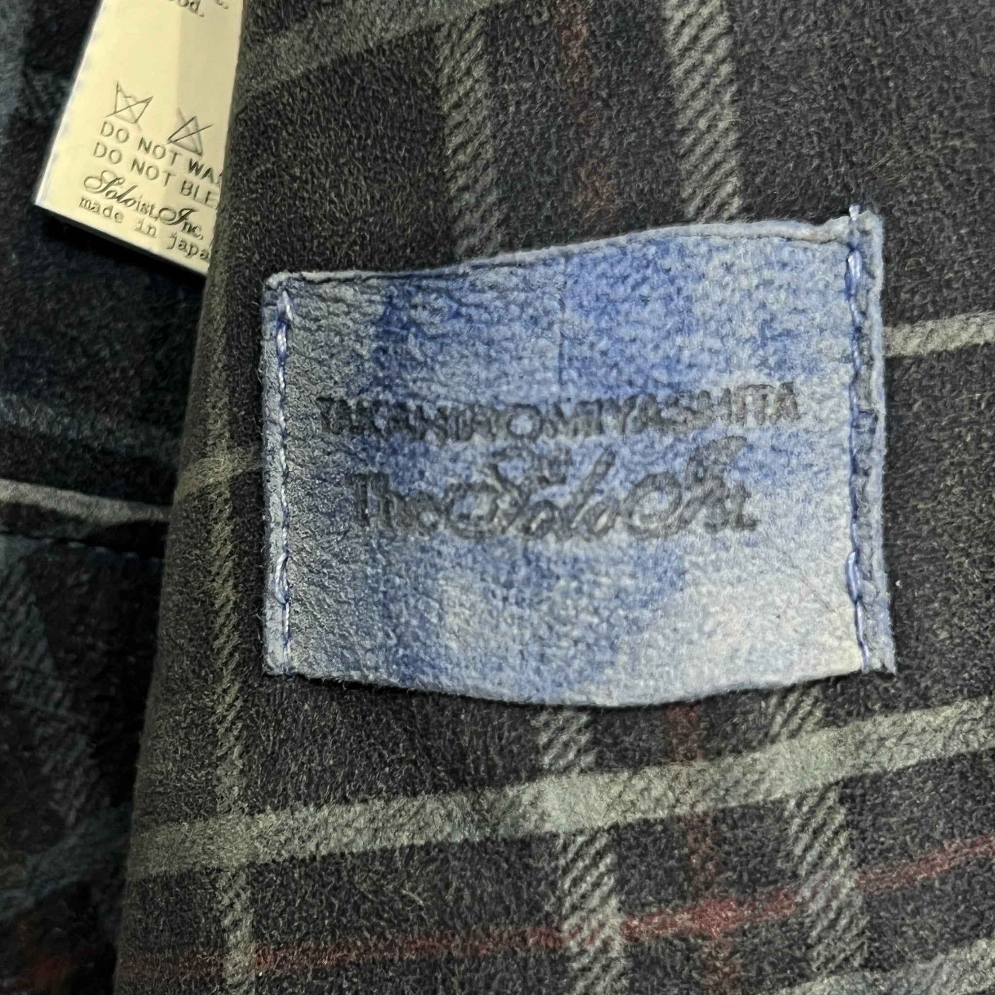 TAKAHIROMIYASHITA The Soloist. 2012 Spring eARTh dye(TM) Blue Dearskin 2Way Leather Jacket