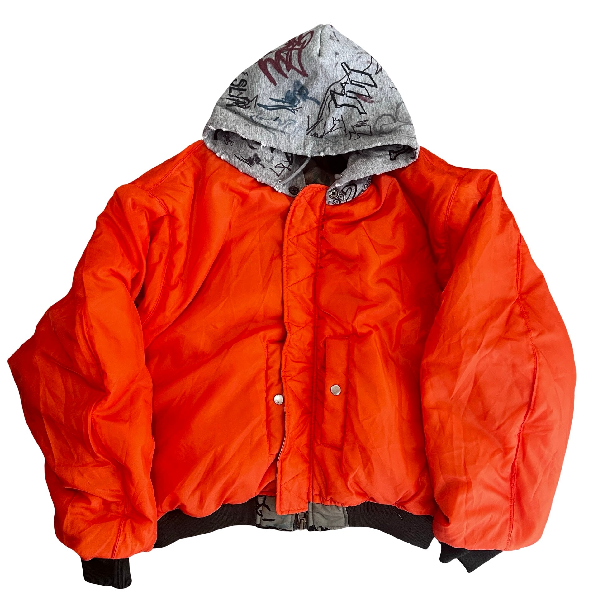 MOWALOLA Graffiti Reversible Bomber Jacket M – SEVENSTARCLOTHING