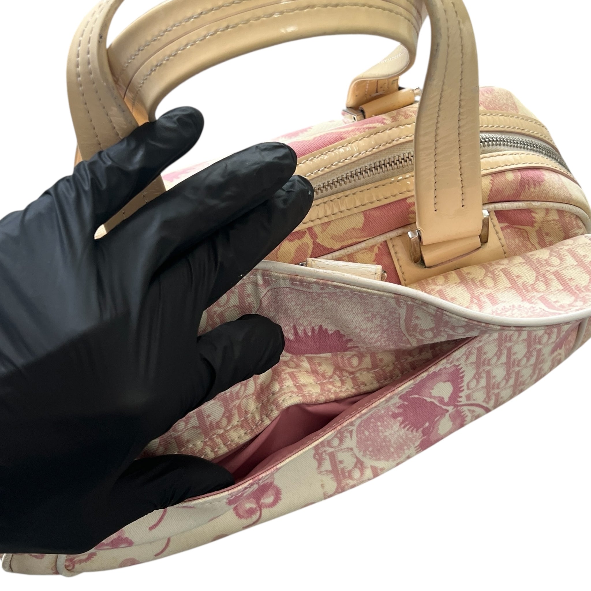 Christian Dior × John Galiano Blossom Trotter Hand Bag