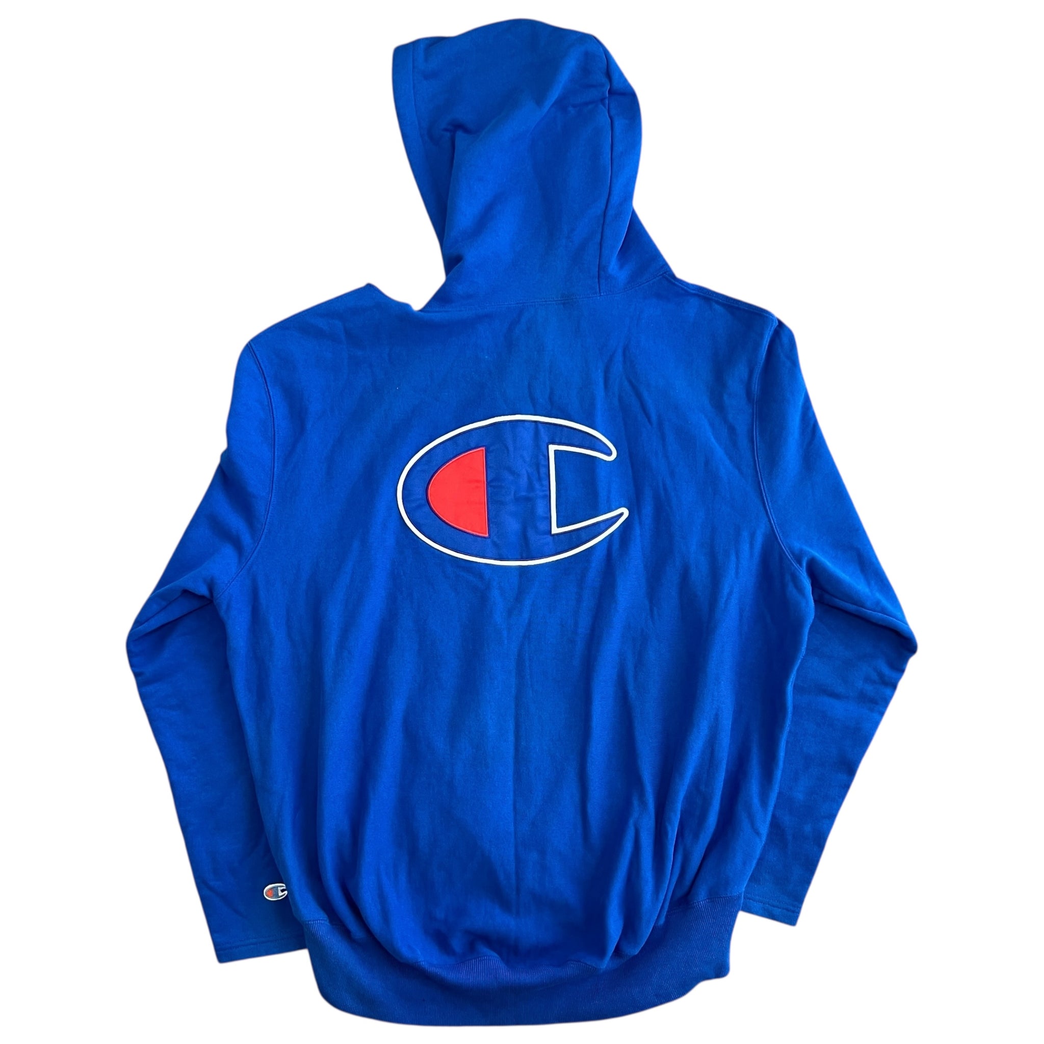 VETEMENTS × Champion 2017SS "In Progress" Cut-Out Hoodie