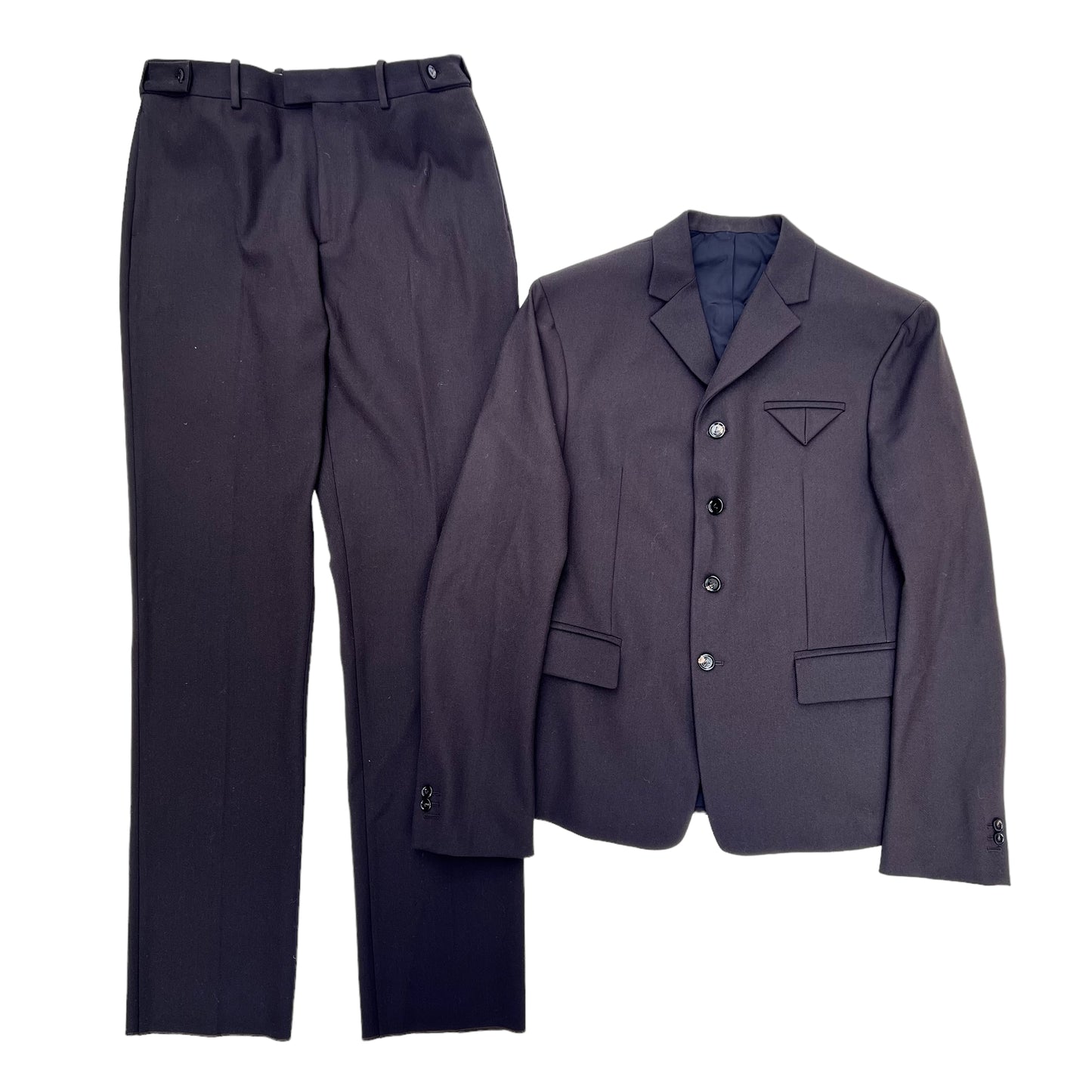 BOTTEGA VENETA × DANIEL LEE 2022SS BALLISTIC WOOL SUITS SET UP JACKET & PANTS