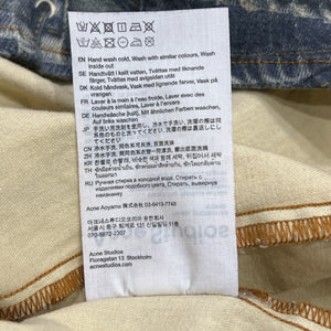 ACNE STUDIOS Tromp l'oeil Denim Design Dress