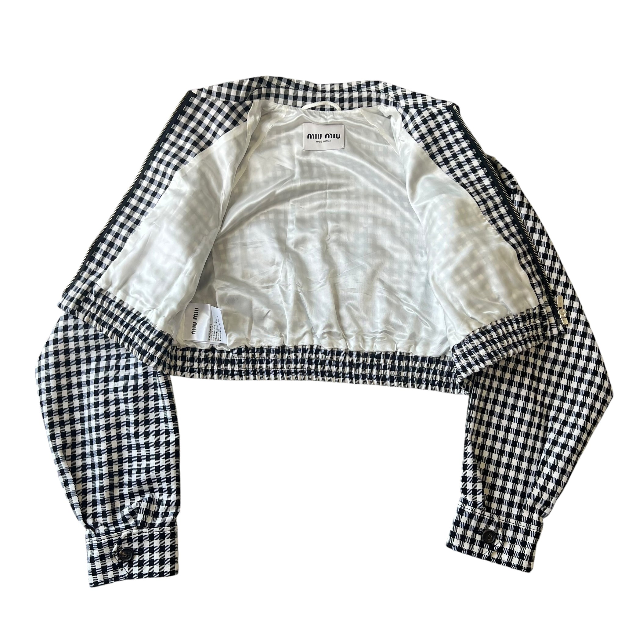 MIU MIU 2023SS Checkered short length jacket