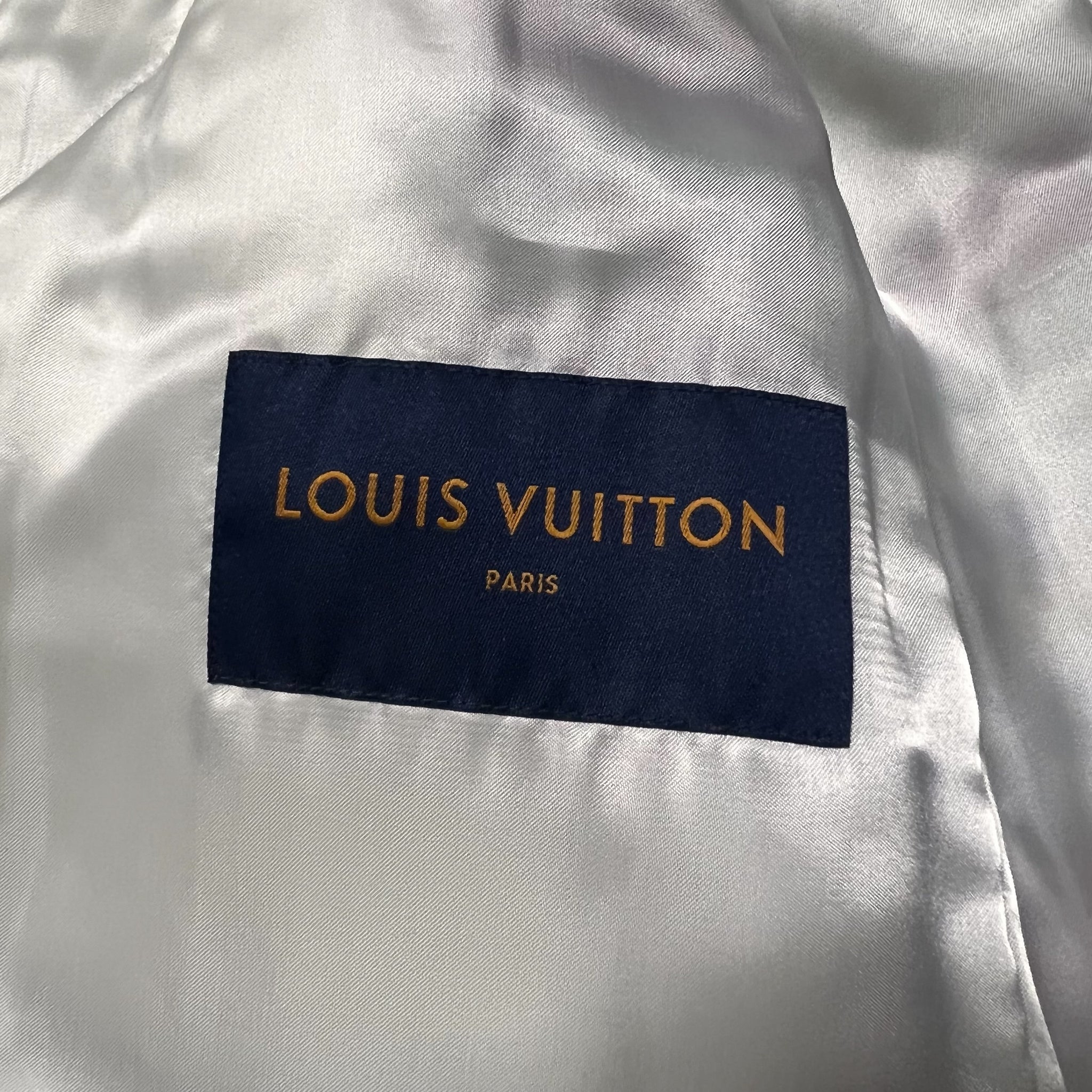 LOUIS VUITTON 2021SS NUBUCK LEATHER INTARSIA ADMIRAL JACKET VIRGIL ABLOH 