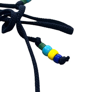 MIU MIU Beads Strap Woven Lace Bikini