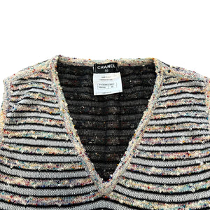 CHANEL Tweed knit Multi Color Summer Viscose One-Piece