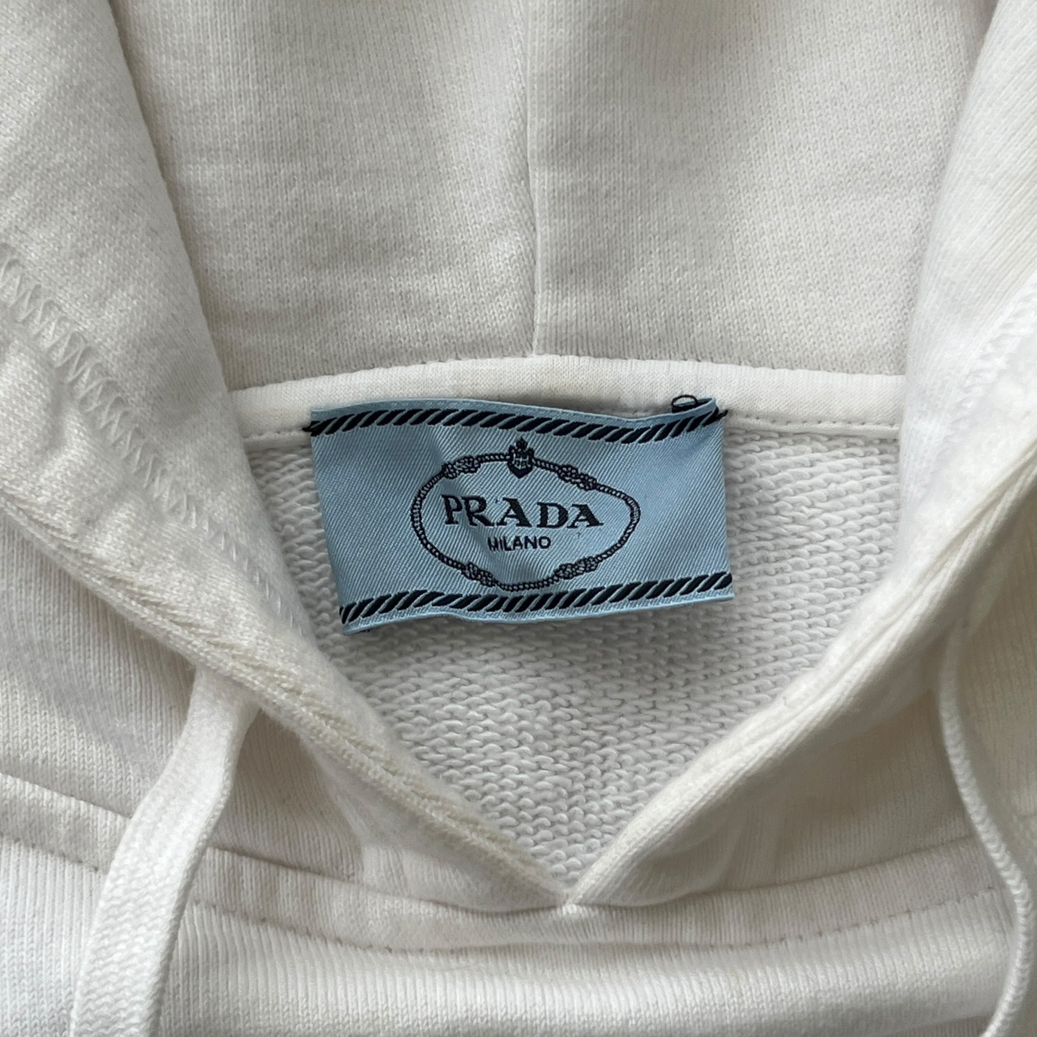 PRADA × RAF SIMONS 2021SS GRAPHIC PRINT OVERSIZED HOODIE PETER DE POTTER