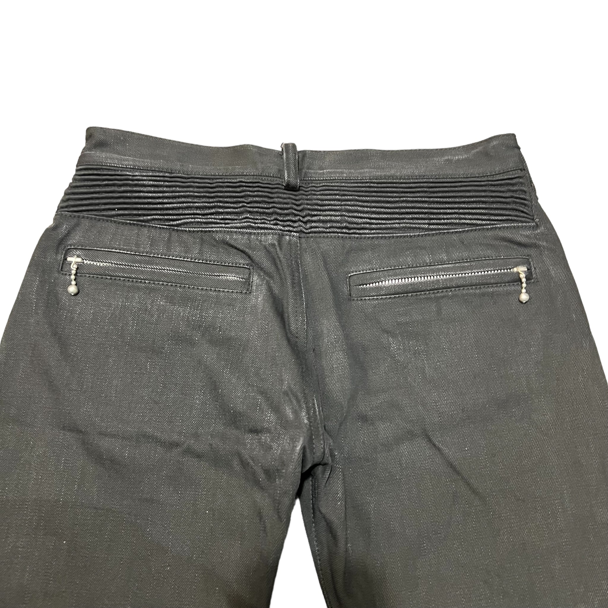 JUNYA WATANABE 2007AW COTTON BIKER ZIP DENIM PANTS