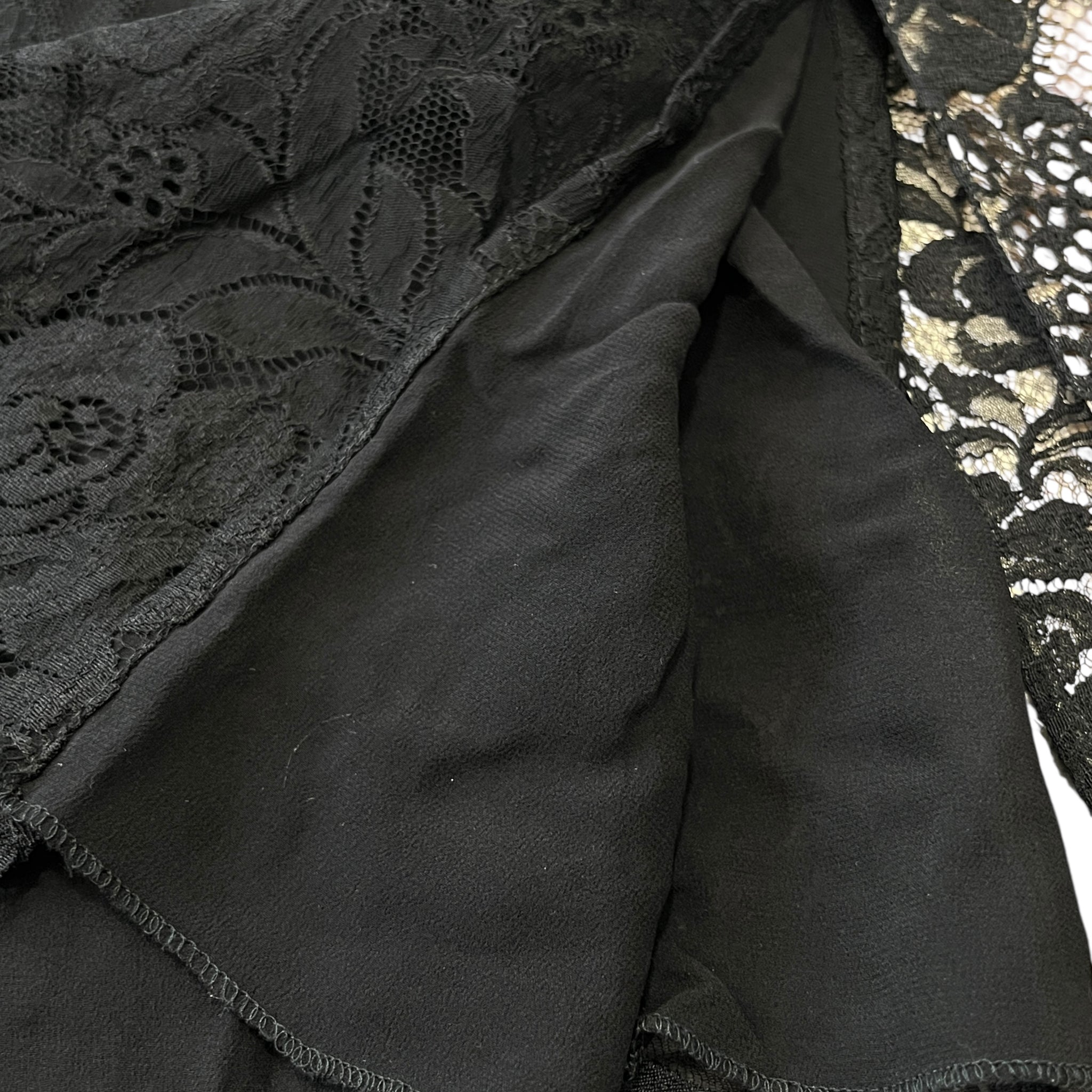 DOLCE&GABBANA Real Python Slit layerd Skirt