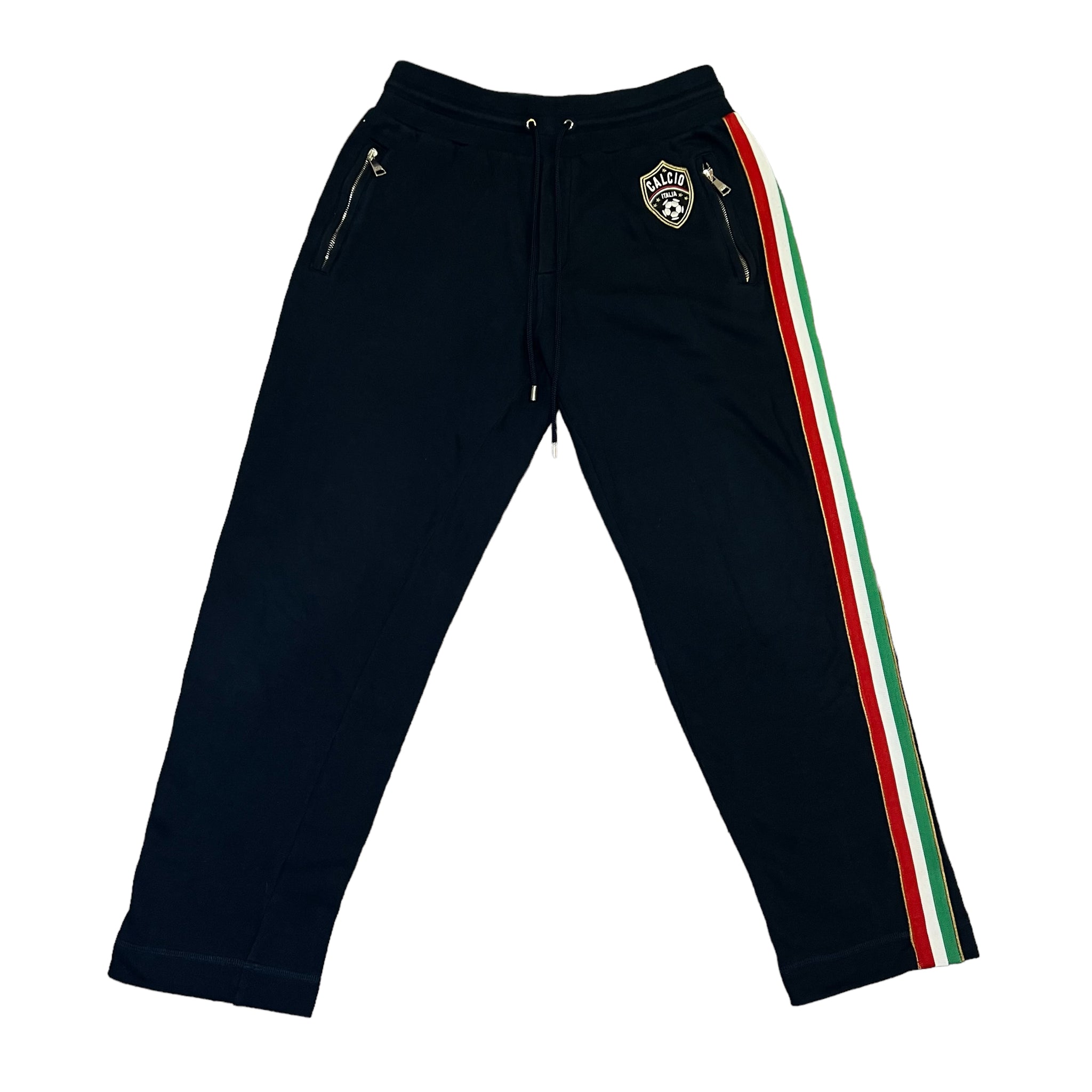 DOLCE&GABBANA FOOTBALL MOTIF ''CALCIO'' BACK NUMBER 15 WAPPEN ITAIY COLOR 3 LINE SETUP JERSEY