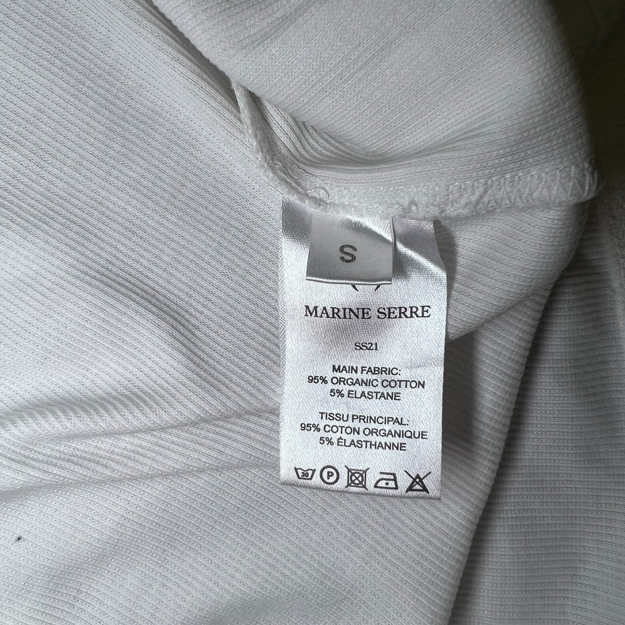 MARINE SERRE 21SS COTTON LOGO DRESS ONE-PEICE ALL IN ONE