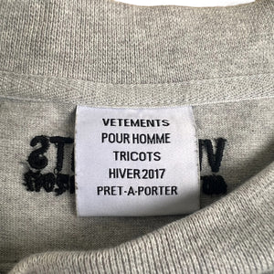 vetements 16AW Sexual Fantasies Long Sleeve Shirts
