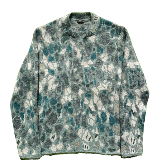 JIL SANDER 2008AW MOHAIR MARBLE SWEATER RAF SIMONS