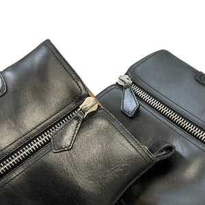 HERMES Vintage Side-Zip Leather Boots