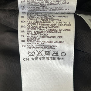 ADIDAS × PHARRELL WILLIAMS LAMB LEATHER TRACK JACKET BLACK