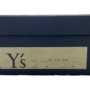 Y’s Yohji Yamamoto Black Canvas High-Tops with Zip & Bijou Sneaker