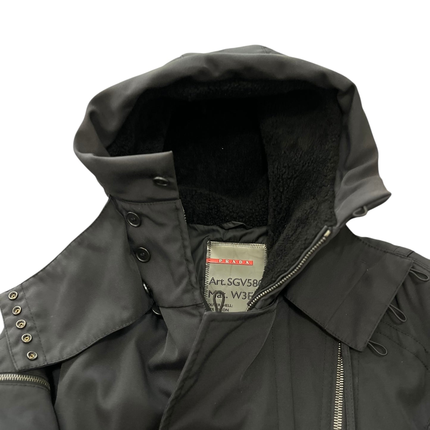 PRADA 1999AW Multi Zip Ultimate Utility Bontage Jacket