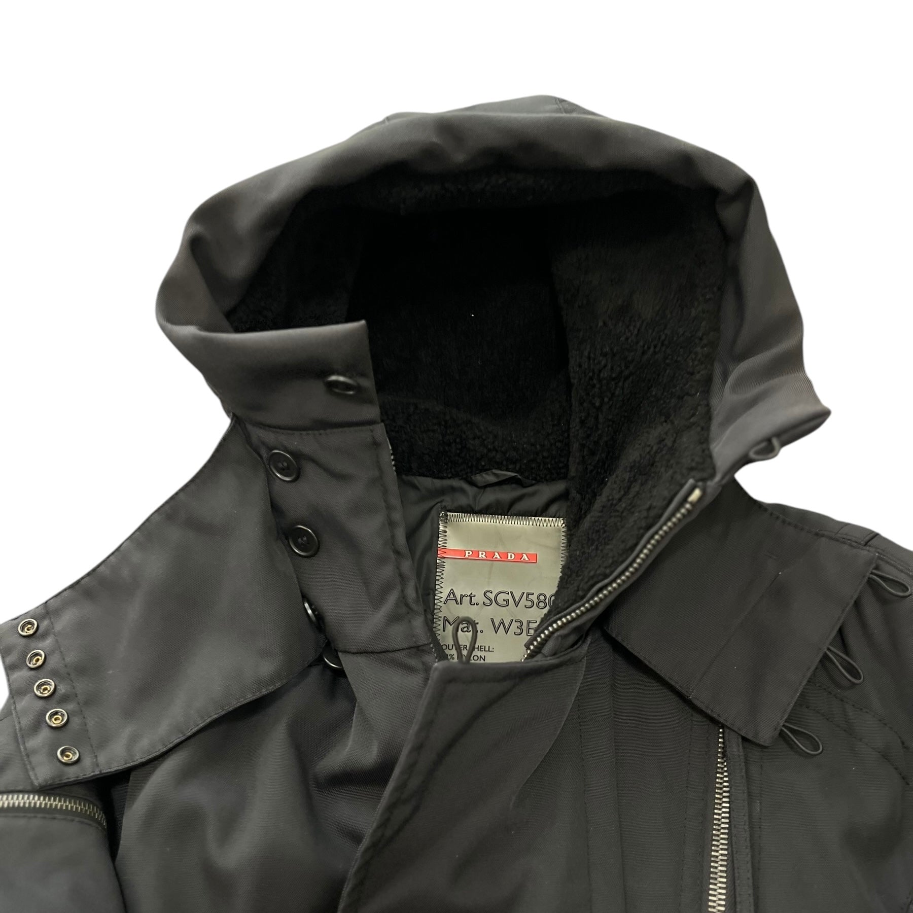 PRADA 1999AW Multi Zip Ultimate Utility MASK Bontage Jacket