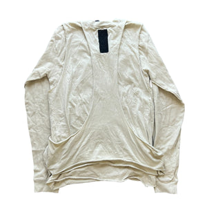 RICK OWENS 2001AW "SLAB" MULTI LAYERED SWEATER