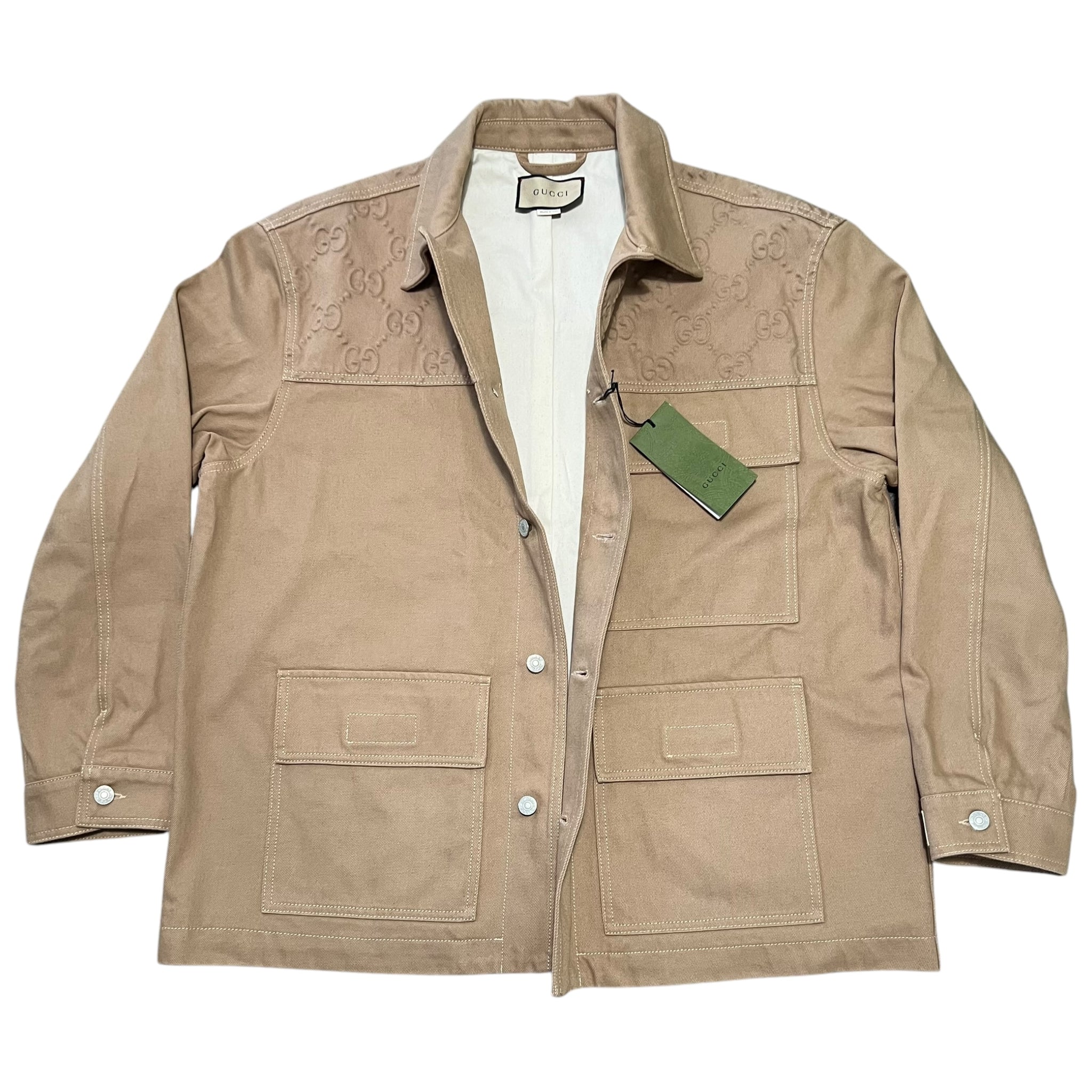 GUCCI 2023AW Detail Organic Denim Jacket