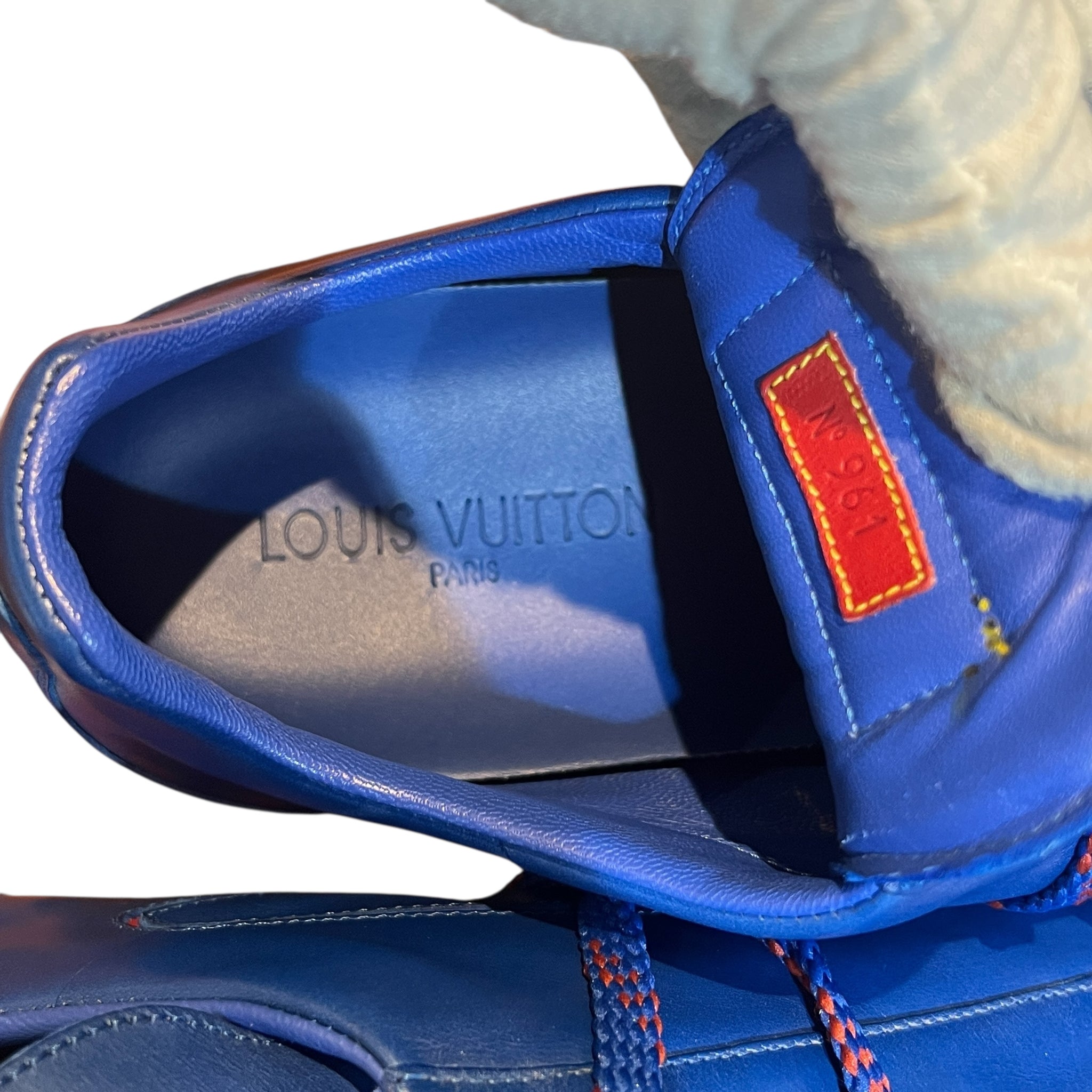 LOUIS VUITTON 2002 Japan and Korea World Cup Limited Monogram Leather Sneaker