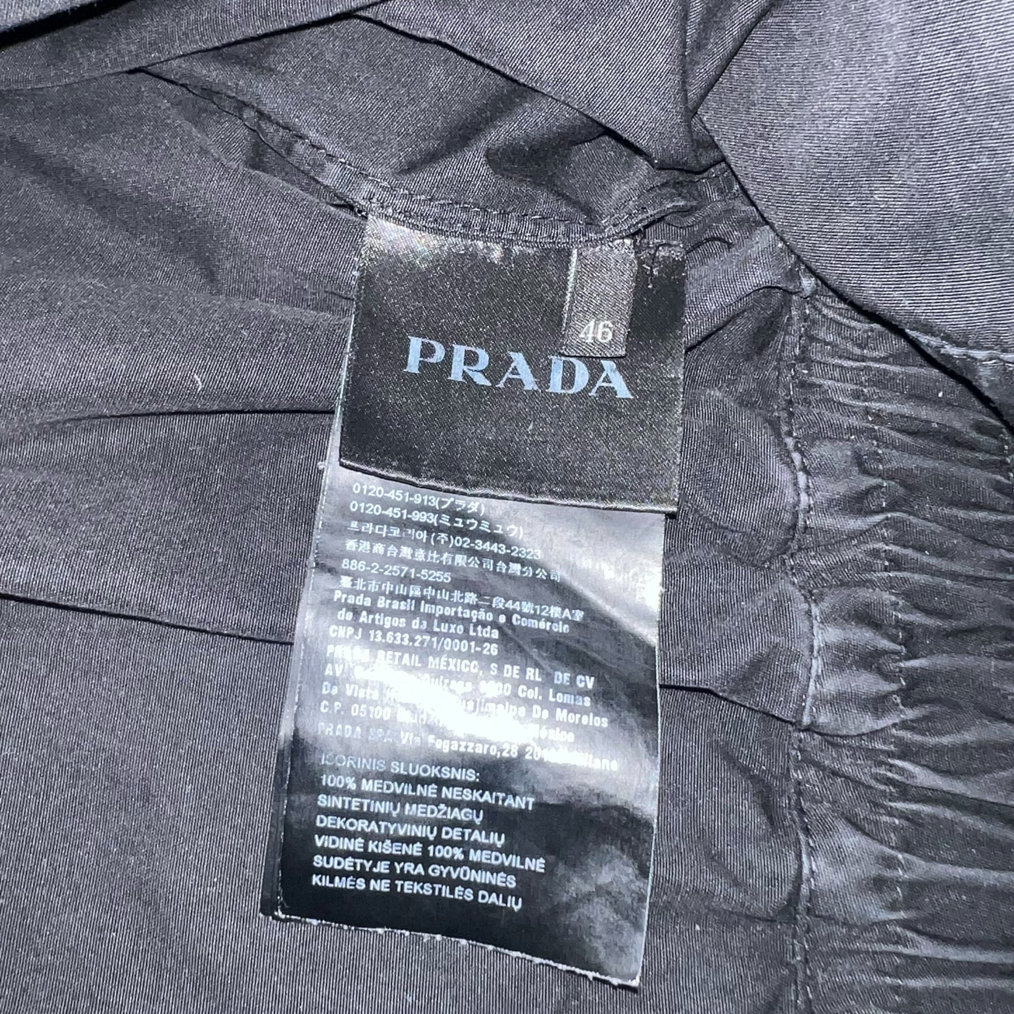PRADA 2018AW COTTON JUMPSUITS   ALL IN ONE