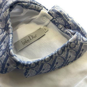 Baby Dior Trotter Cotton Romper Set