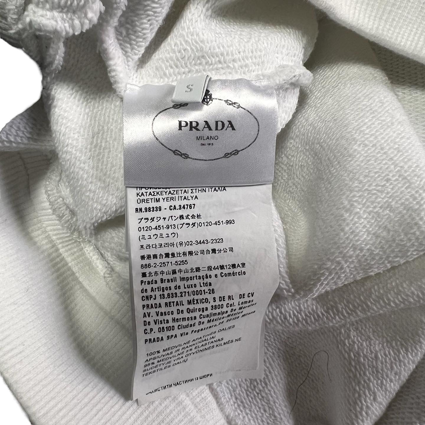 PRADA × RAF SIMONS 2021SS GRAPHIC PRINT OVERSIZED HOODIE PETER DE POTTER